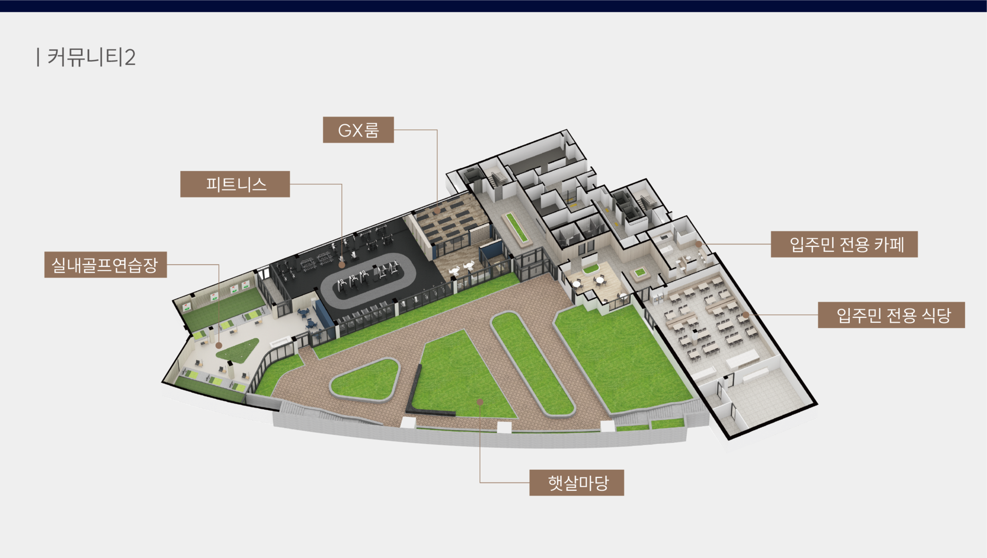강화 두산위브 센트럴파크 커뮤니티 시설 프리미엄