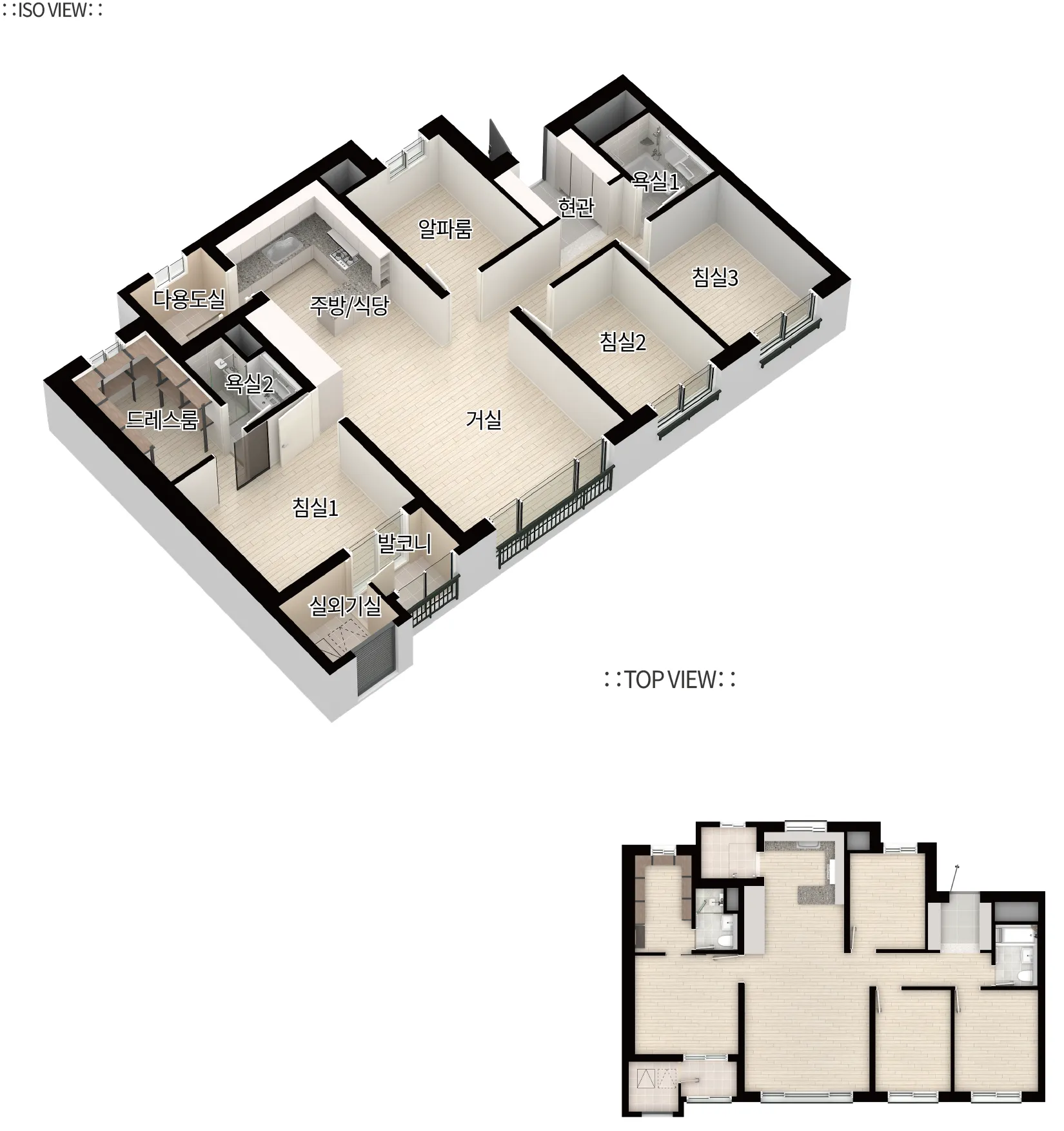 강화 두산위브 센트럴파크 84㎡A형